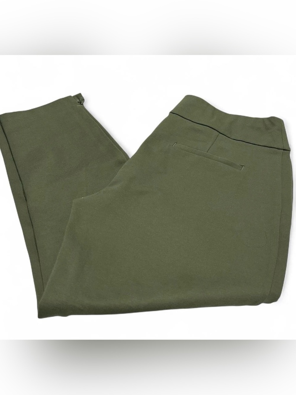 Express Women's Olive Green Ponte Pull On Pants Sz XL